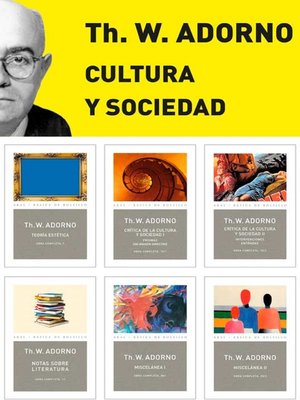 cover image of Pack Adorno IV. Cultura y Sociedad